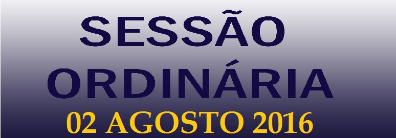 Sessão Ordinária às 20h