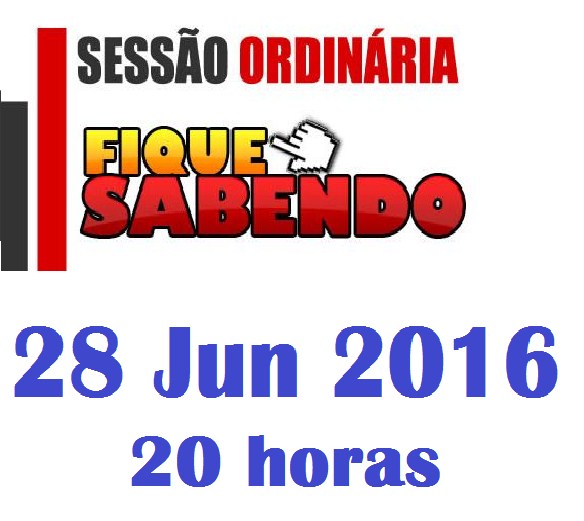 Sessão Ordinária às 20h