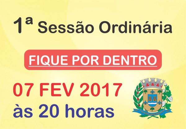 1ª sessão Ordinária