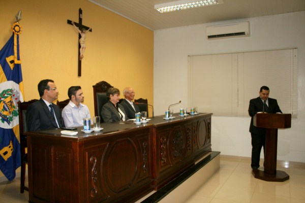 Vereador Thiago Lazanha autor da honraria