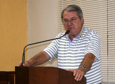 Vereador Elói Sippel (PR). FOTO: Henrique Sugano Perama.